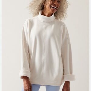 Athleta cozy karma funnel neck sweatshirt